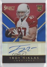 2014 Panini Select Rookie Auto Blue Prizm 2/25 Troy Niklas #RA-TN Auto 2oe