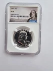 SILVER 1963 PF68 FRANKLIN HALF DOLLAR GRADED NGC 50C P MINT AG COIN