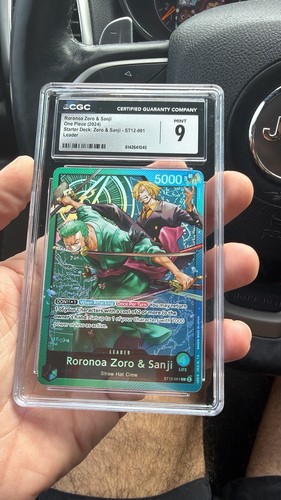 Roronoa Zoro & Sanji graded CGC 9 for sale on eBay