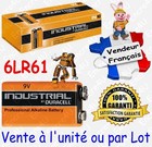 Piles 6LR61 9V DURACELL INDUSTRIAL MN1604 Alcaline x 1 2 4 5 10 15 20 30 40 50