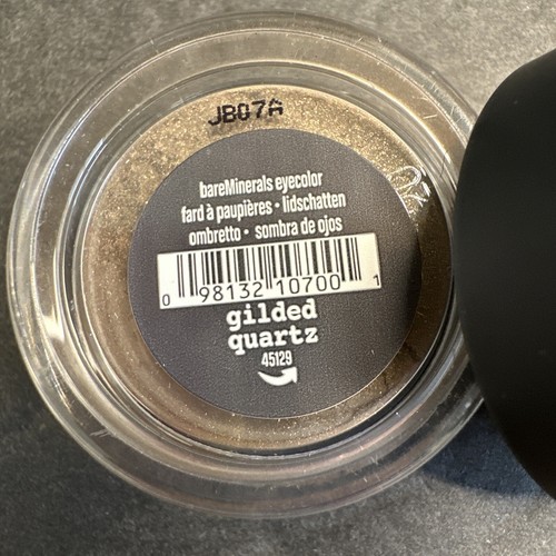 Bare Minerals i.d. GILDED QUARTZ Eyeshadow .57g Loose Powder Eye Color NEW - Picture 2 of 3