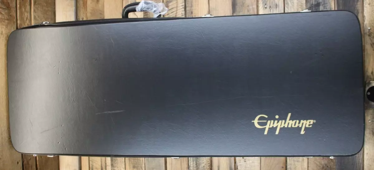 Epiphone G 1275 Double Neck Electric Guitar Hard Case DAMAGED R5382