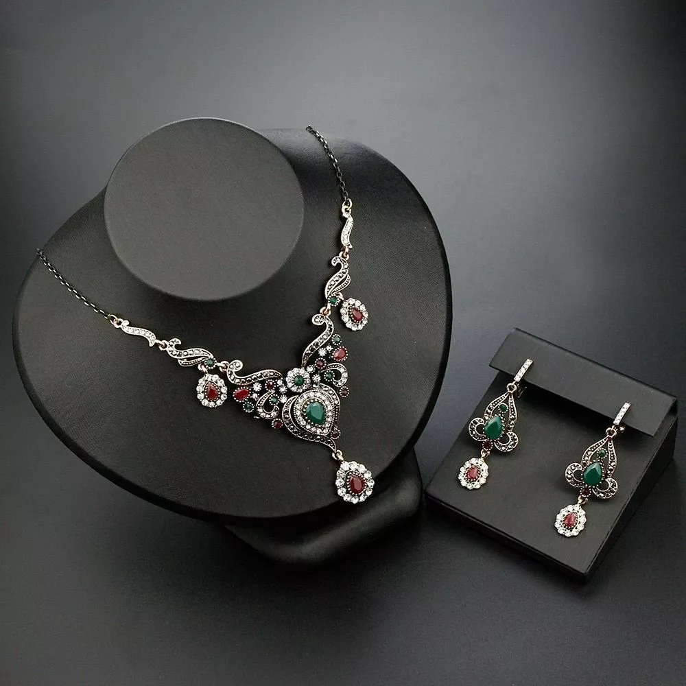 Jewelry earrings deals and necklace set