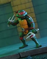 Tmnt - Ninja Turtles Cartoon Vhs - Raphael Ultimate Action Figure Neca