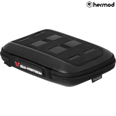 SW Motech Pro Pocket Motorrad Motorrad Heck Tank Zubehörtasche - Schwarz