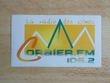 Sticker Radio Corbier Fm - La Radio Summits