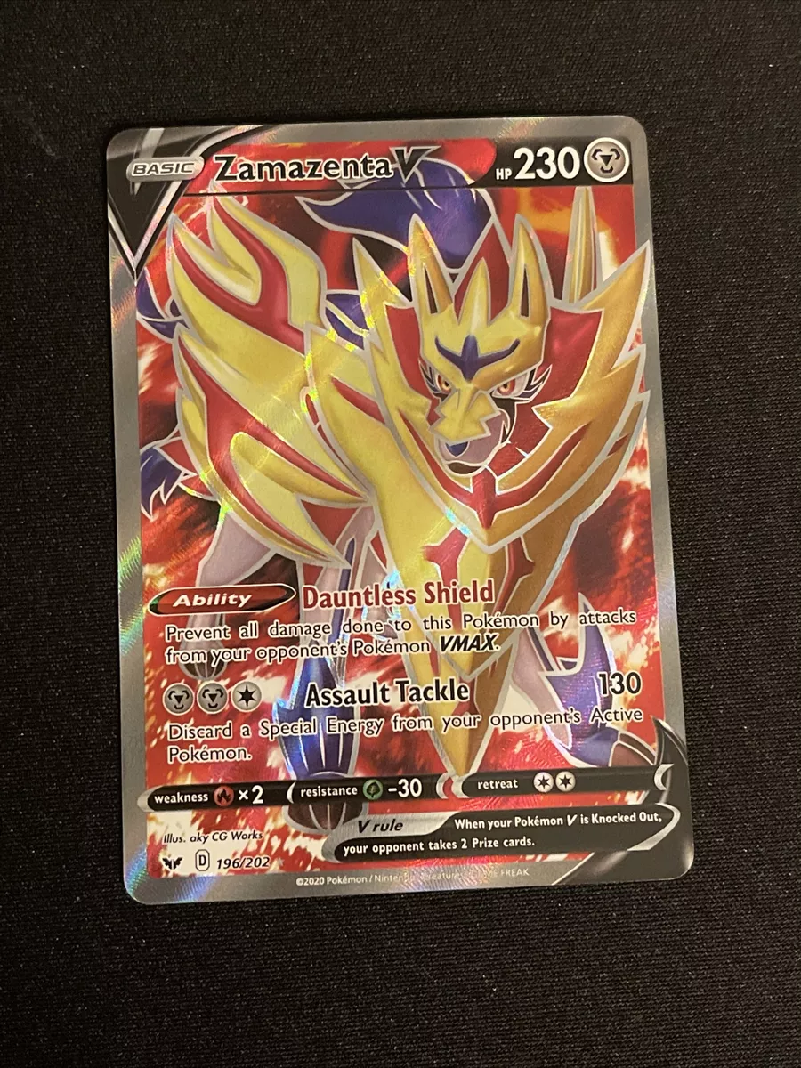  Zacian V & Zamazenta V - Pokemon Black Star Promo Card