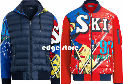 patchwork ski 92 down jacket