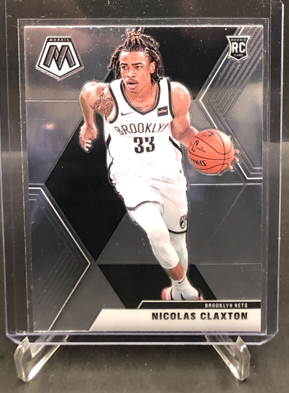 2019 Panini Mosaic Basketball Rookie Card RC Nicolas Claxton #236 Brooklyn Nets
