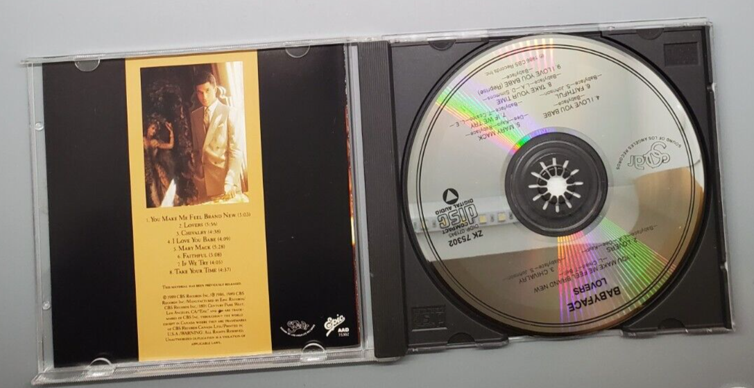Babyface – Lovers (CD, 1986) | eBay
