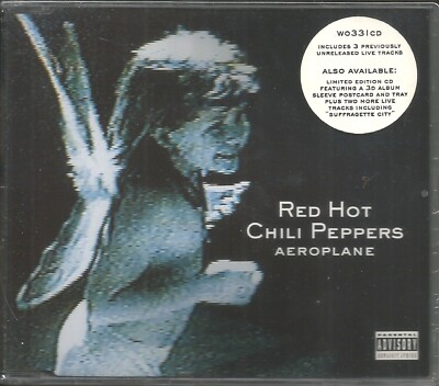RED HOT CHILI PEPPERS Aeroplane 3 LIVE &EDIT PIC DISC CD single SEALED USA Seler