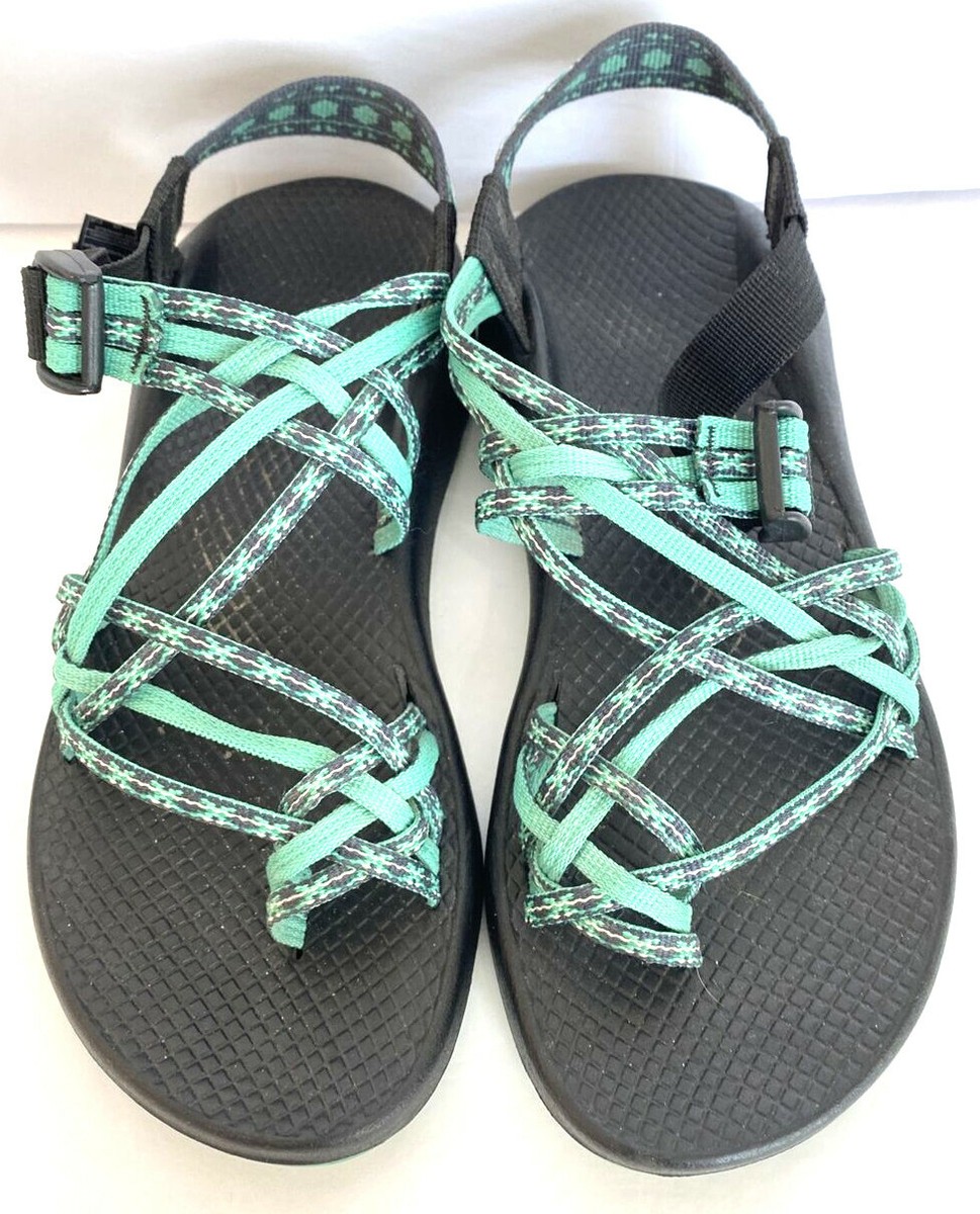 Chaco Z Green Strappy Sport Sandals - Women display picture 1