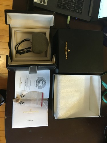 Vacheron Constantin Overseas 42050/423 J Gold Men Full Set Box Papers Serviced - Picture 12 of 16