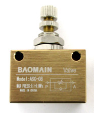 Lot of 14 Baomain Pneumatic Flow Speed Control Valve ASC-08 one way two position