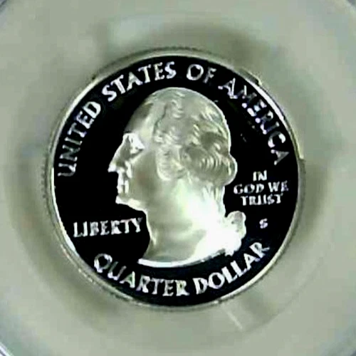 2002-S 25C State Quarter Indiana PCGS PR69 DCAM 90% Silver 23luos0104 - Image 4 of 4