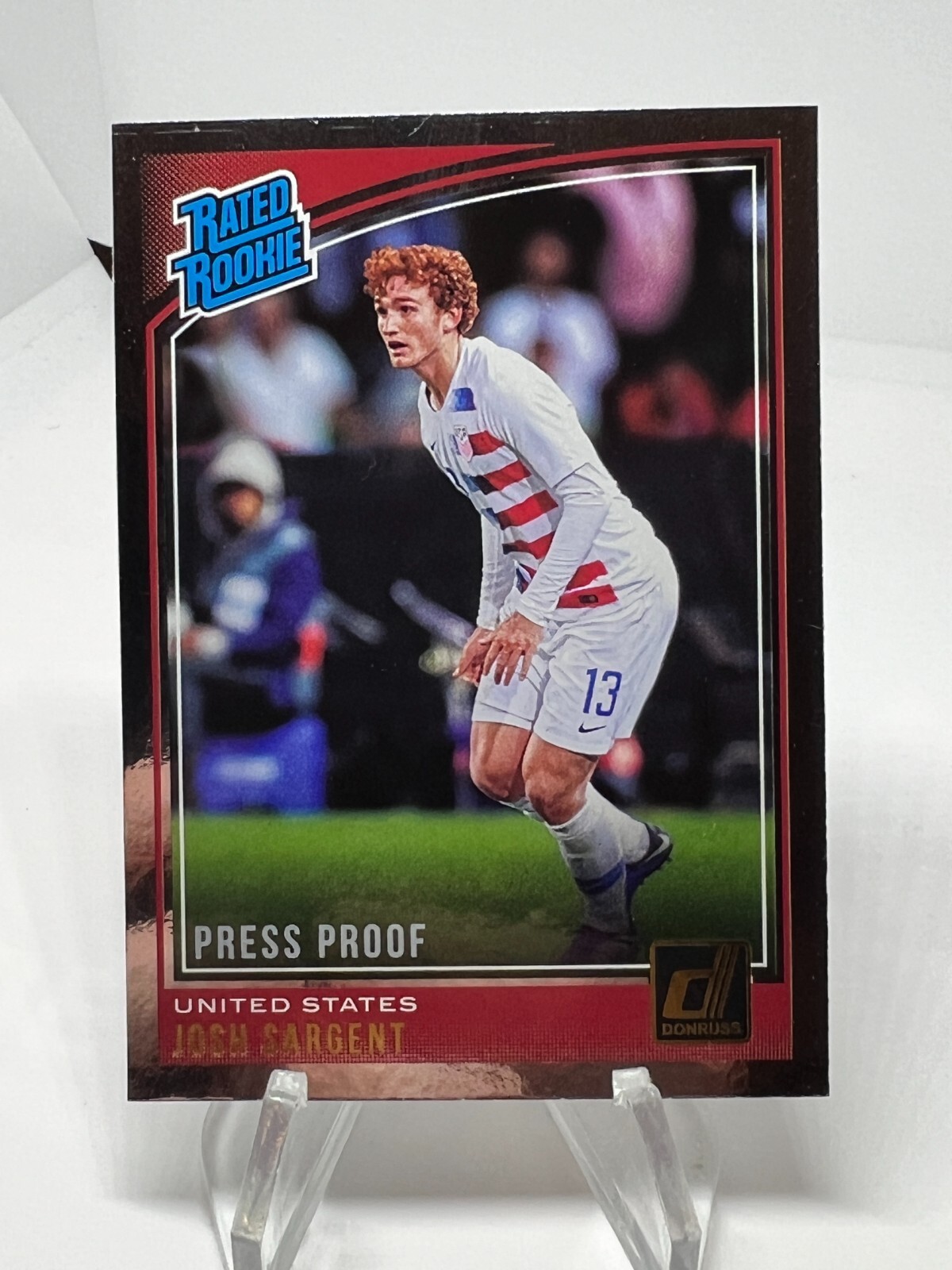 2018-19 Panini Donruss Rated Press Proof Silver Josh Sargent #200 Rookie RC
