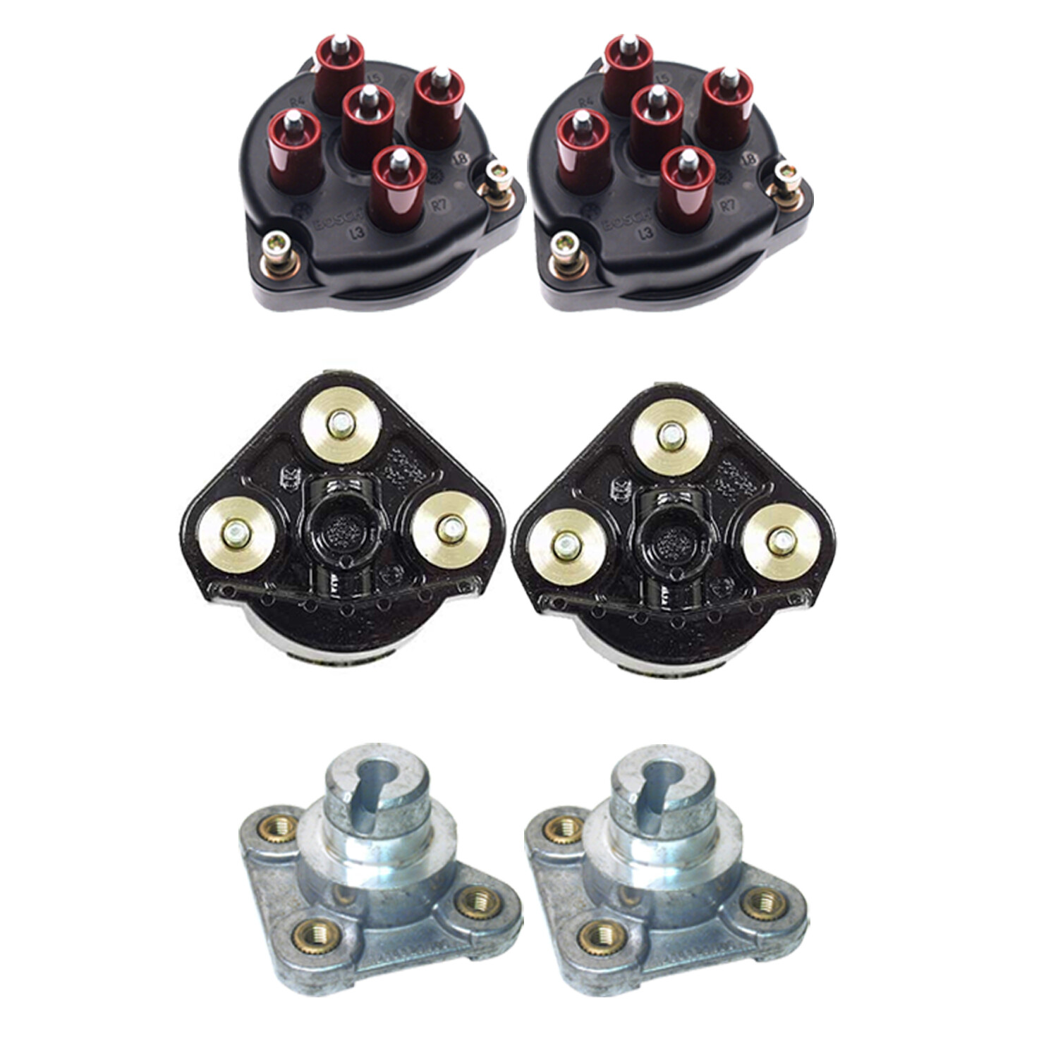 Distributor Caps Rotors Rotor and Adapter Kit For Mercedes 400E 500SL