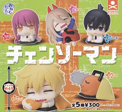 Onemutan Chainsaw Man x all 5 set mini toy gacha gachagacha figure
