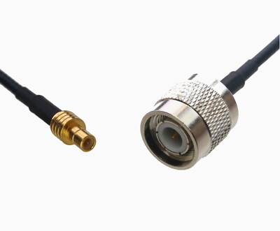 SMB Male Plug to TNC Male RF Coaxial Cable For Antenna Radio 0.5~15FT