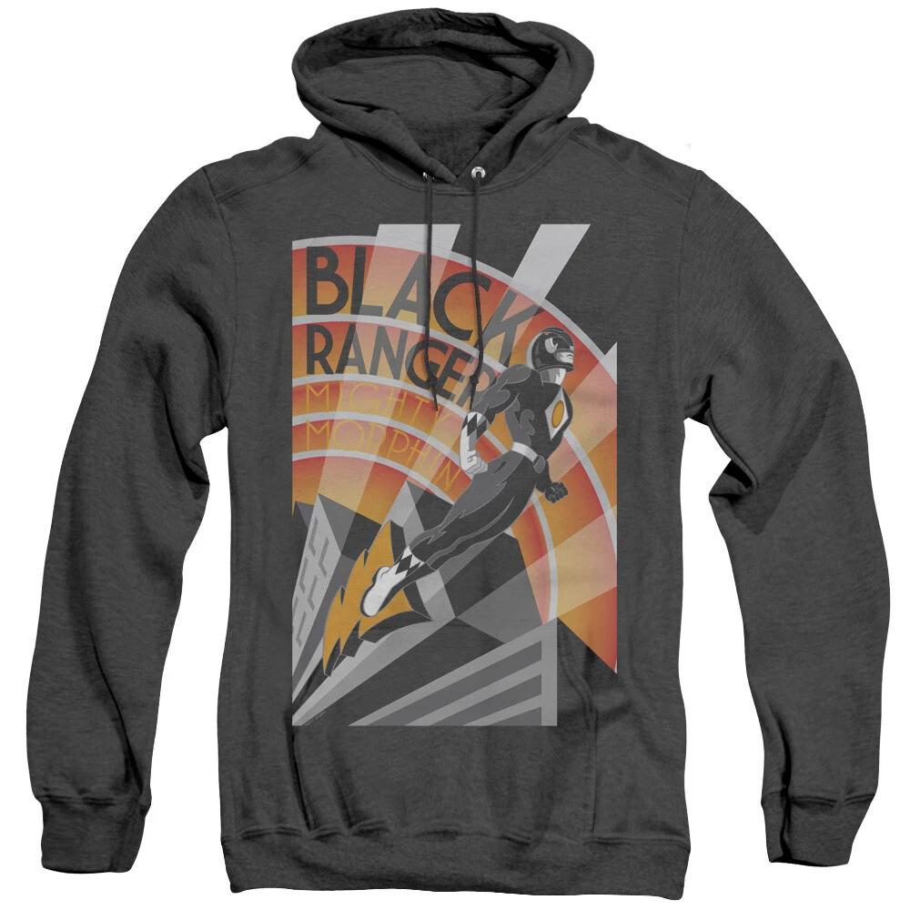 Mighty Morphin Power Rangers Black Ranger Deco Hoodie