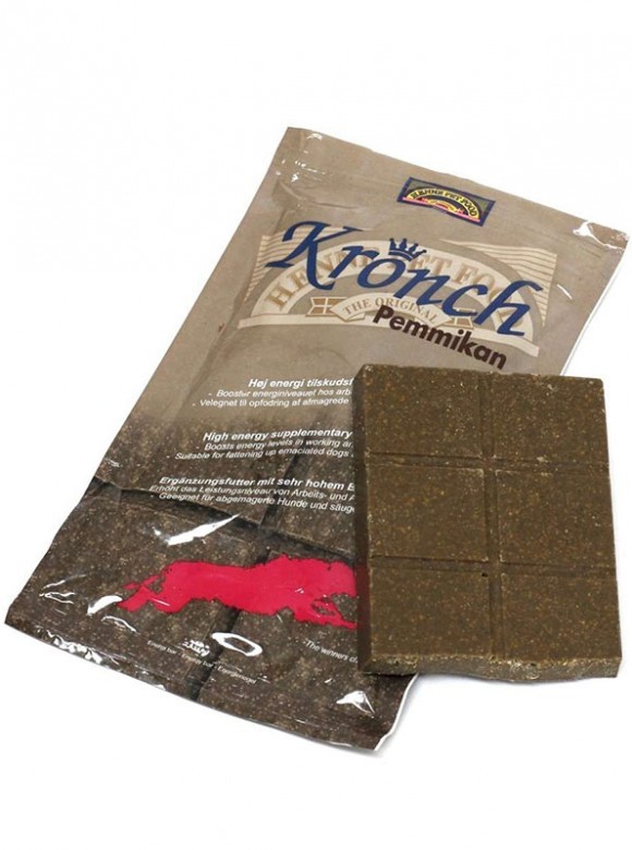 Kronch Pemmikan Energy Boost Bar For Working Dogs - Salmon Flavor, 400g High-Energy Snack