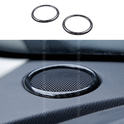 Carbon fiber color Speaker Cover Loudspeaker box Fit for Mazda2 demio CX-3 CX3