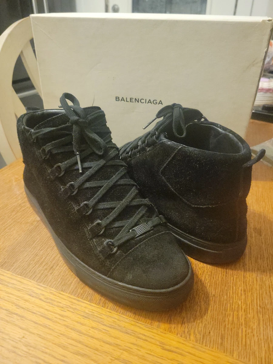 black suede balenciaga