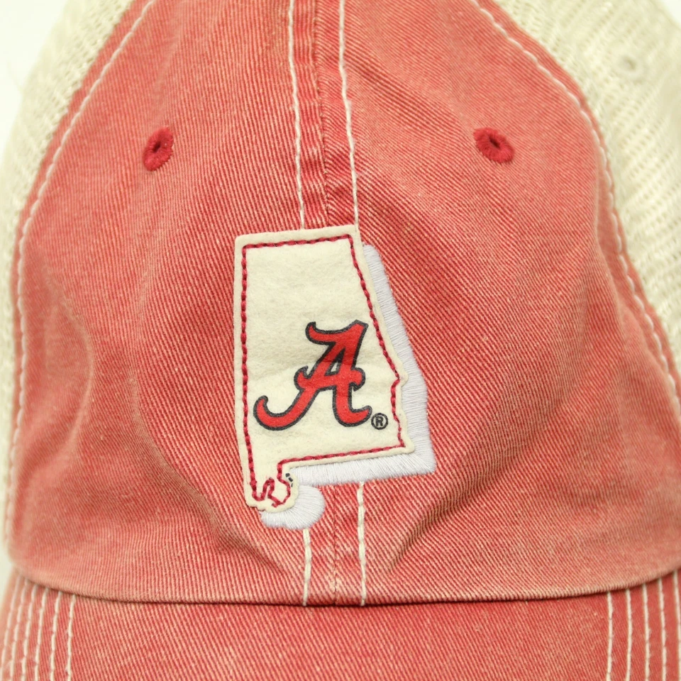 Бейсболка Alabama Crimson Tide Top of the World малиновая/белая OSFA очень хорошее состояние - Изображение 3 из 4