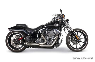 Two Brothers Comp-S 2-1 Exhaust System Polished Harley Softail 00