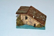 VECCHIA CASETTA IN LEGNO E CARTONE PER PRESEPE 7