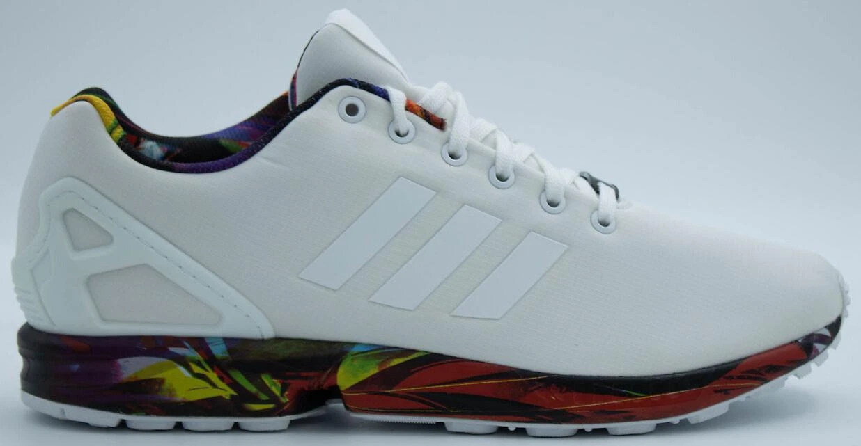 adidas ZX Flux Floral Print Gray for Sale | Authenticity