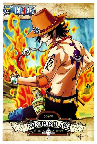 One Piece Portgas D Ace Anime Original Postcard Printed In Japan 21 Of 27 Ebay