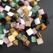 100pcs Mix mini Natural pyramid quartz pyramid crystal tower point healing gift