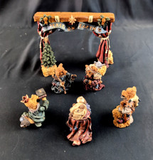 Boyd's Bears & Friends Figurines, Nativity (Set of 6) Mary Joseph Kings Shepherd