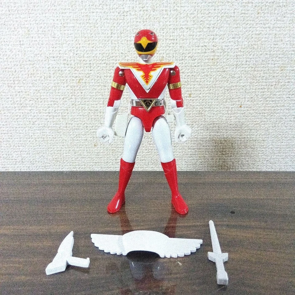 Bonecos Chojin Sentai Jetman Chogokin Falcão Vermelho Preto Condor BANDAI Zord Toy - Imagem 2 de 4