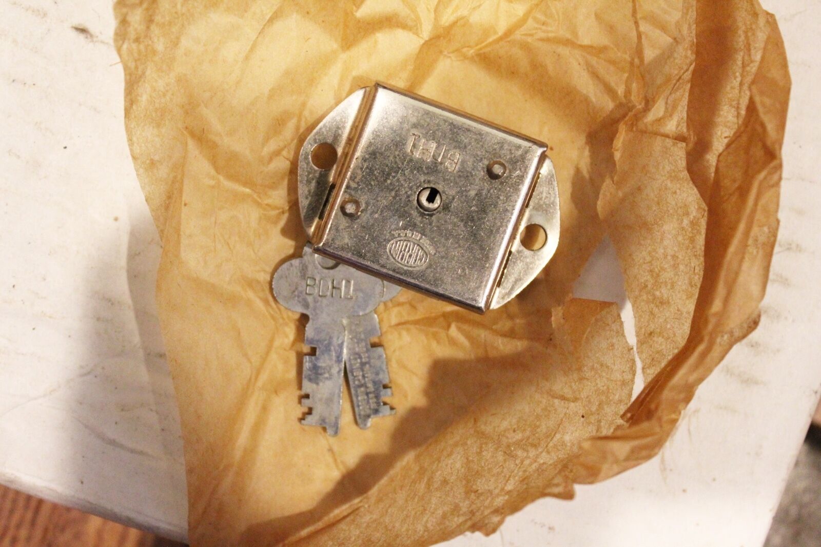 Original NOS Corbin Lock for Mills Vendors Trade Stimulator Arcade