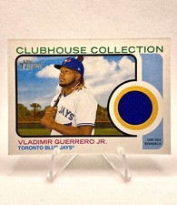 2022 Topps Heritage Vladimir Guerrero Jr Clubhouse Collection CC-VG Blue Jays