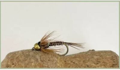 BARBLESS Goldhead Flash Head Pheasant Tails, 3 Per Pack Choice of sizes 10/12