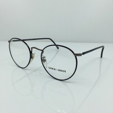 New VINTAGE Giorgio Armani 138 EYEGLASSES GA 138 C. 968 Marble Black 49mm Italy