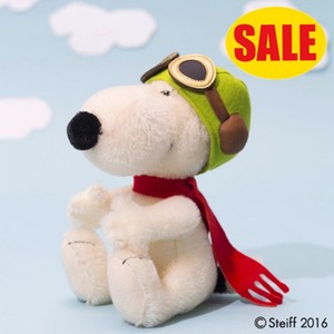New Snoopy Steiff Stuffed Toy Flying Ace Prsn Peanuts Plush Doll Japan Ebay