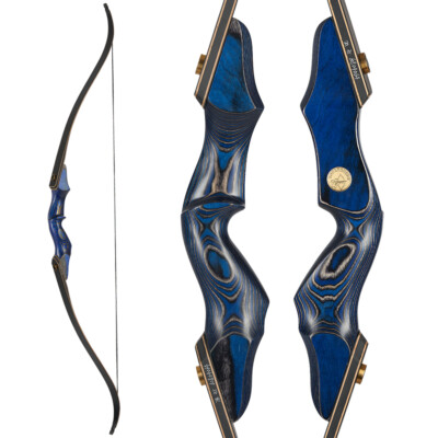 Samick Sage Takedown Recurve Bow 62-inch - Adjustable 25-60lb Draw For Right & Left Handed Archers