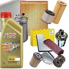 6 LT TAGLIANDO CASTROL 5W30+4 FILTRI BOSCH AUDI A4 8K 2.0 TDI 143 170CV dal 2007