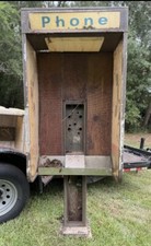 (1) Vintage Pay Phone Booth Shroud Enclosure Payphone, Can Deliver, Great Colors