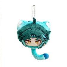 Anime Genshin Impact Xiao Plush Doll Pendant Keychain Collection Toy Gift 8x10cm