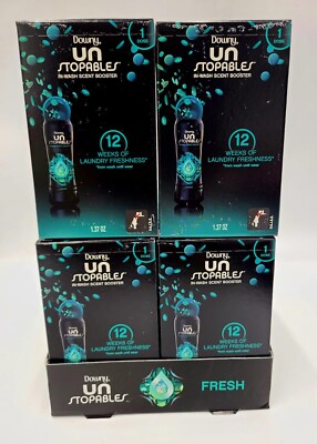 Downy Unstopables In-Wash Scent Booster Beads 4-Packs ,(5.48 Oz. Total)