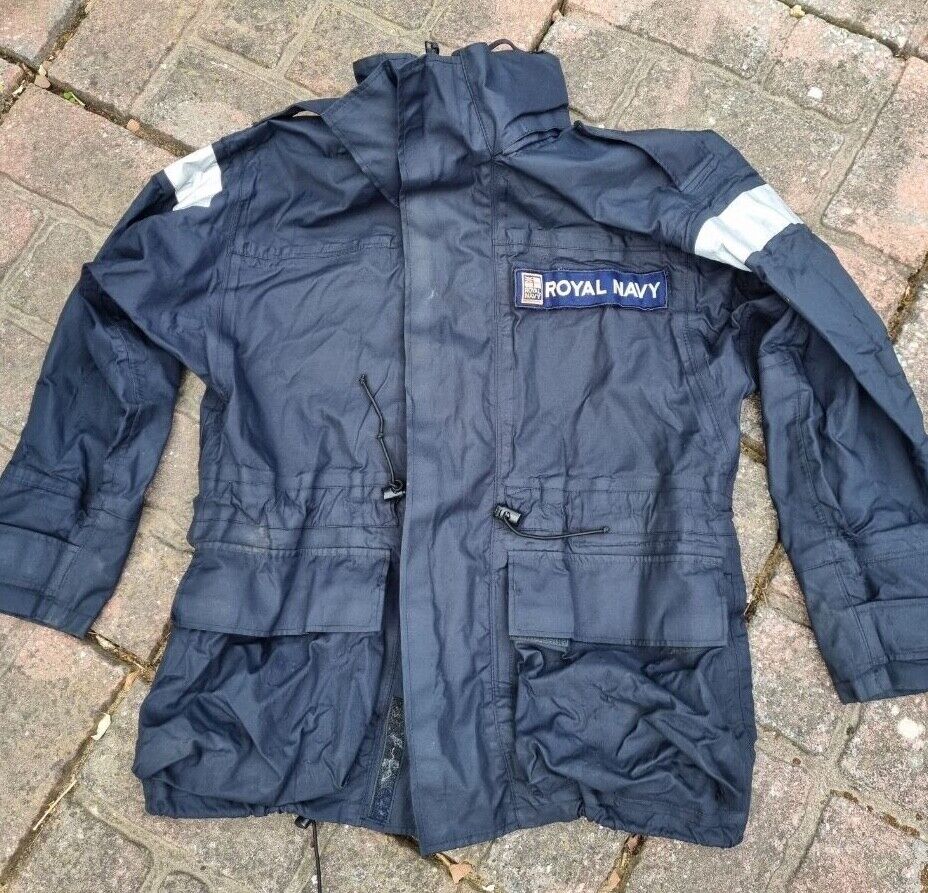 Royal Navy Goretex Jacket Waterproof Weather Military Royal Navy Goretex Jacket Waterproof Weather Military