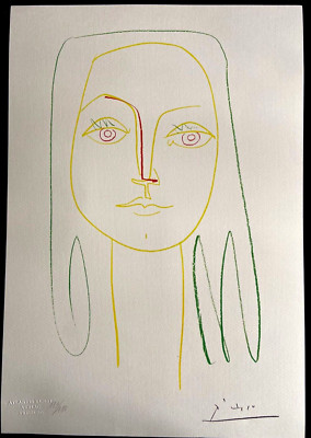 Pablo Picasso Lithographie COA Original Sign. Nummeriert [Henri ^ Matisse]