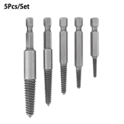 Langlebig Hex Shank Set 5 St��ck Drill Bit Easy Out Metallbearbeitungs Werkzeuge
