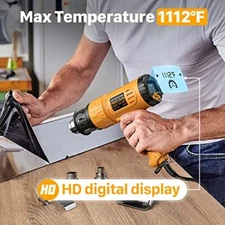 Heat Gun Hot Air 1800W With Digital LCD Four Nozzles SEEKONE