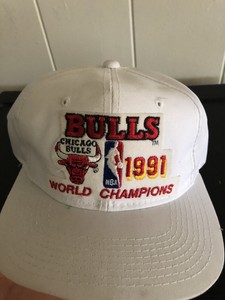 bulls 1991 championship hat